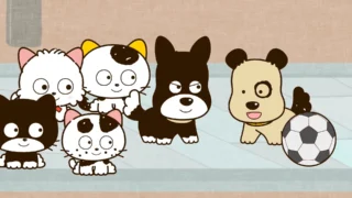 Кадр 5 из аниме «Dayan to Tama to Tobi Neko to: 3-tsu no Neko no Monogatari»